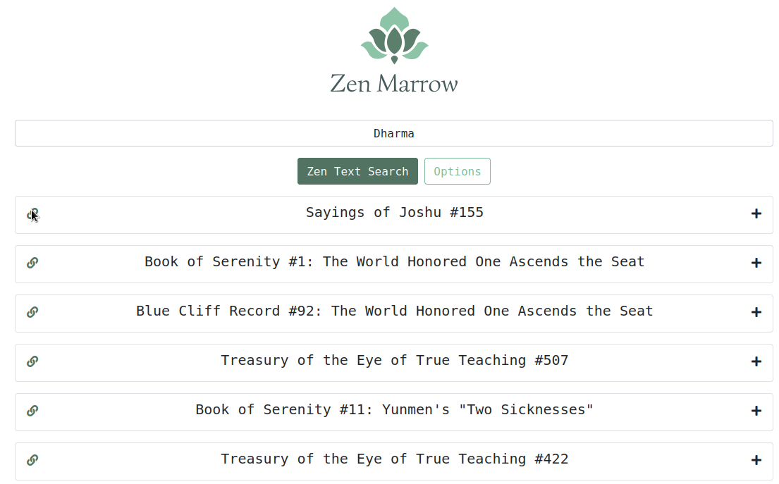Zen Marrow homepage